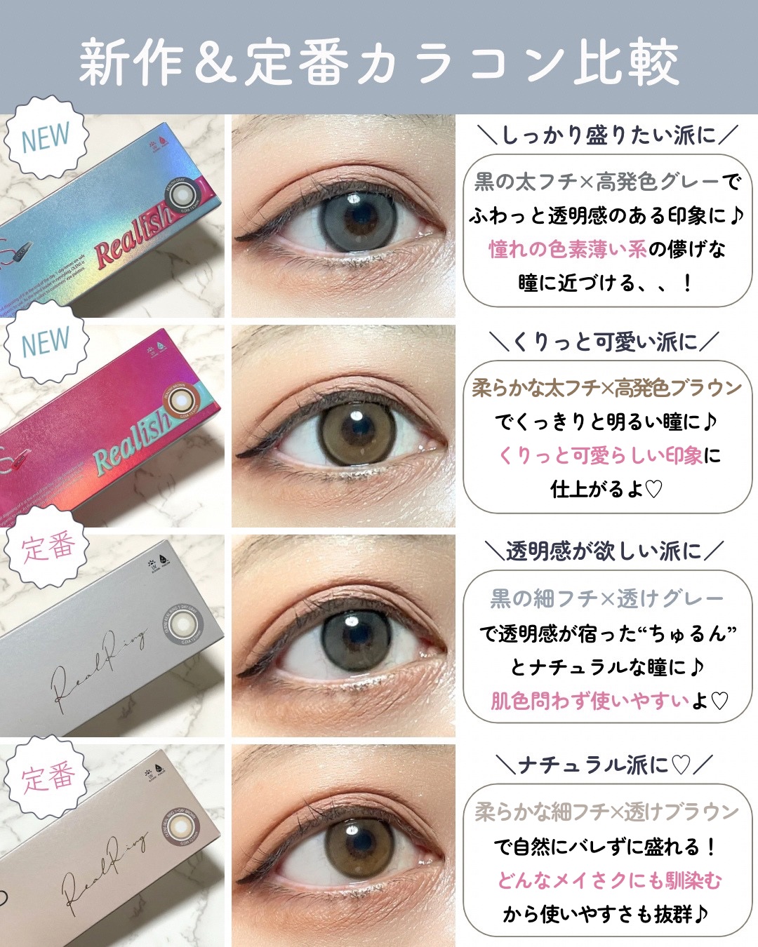 Real Ring 1day/OLENS/ワンデー（１DAY）カラコンを使ったクチコミ（2枚目）