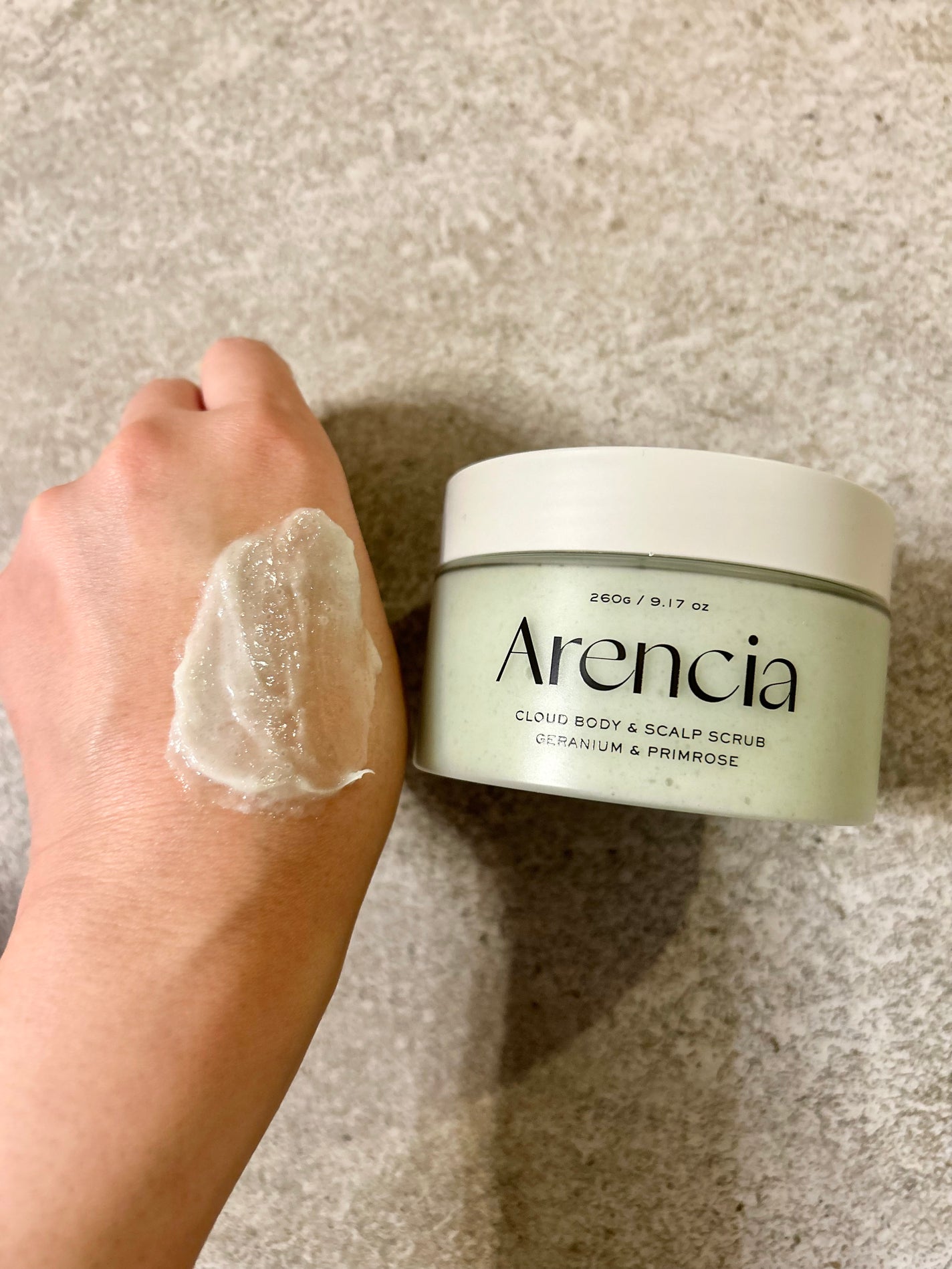 フレッシュクラウドスクラブ ゼラニウム&プリムローズ/アレンシア/ボディスクラブを使ったクチコミ(4枚目)