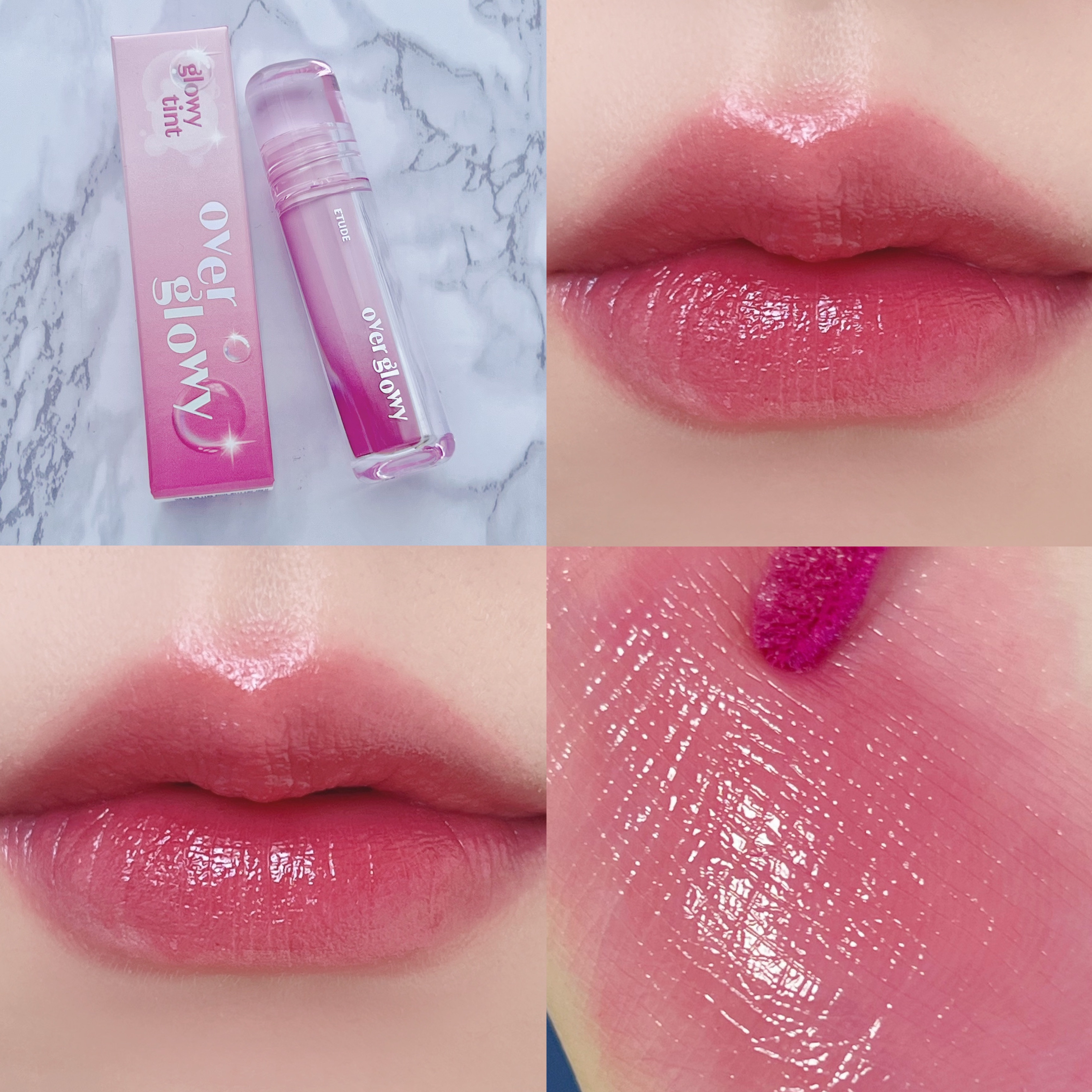 オーバーグロウティント ハミングピンク/ETUDE/リップティントを使ったクチコミ（1枚目）