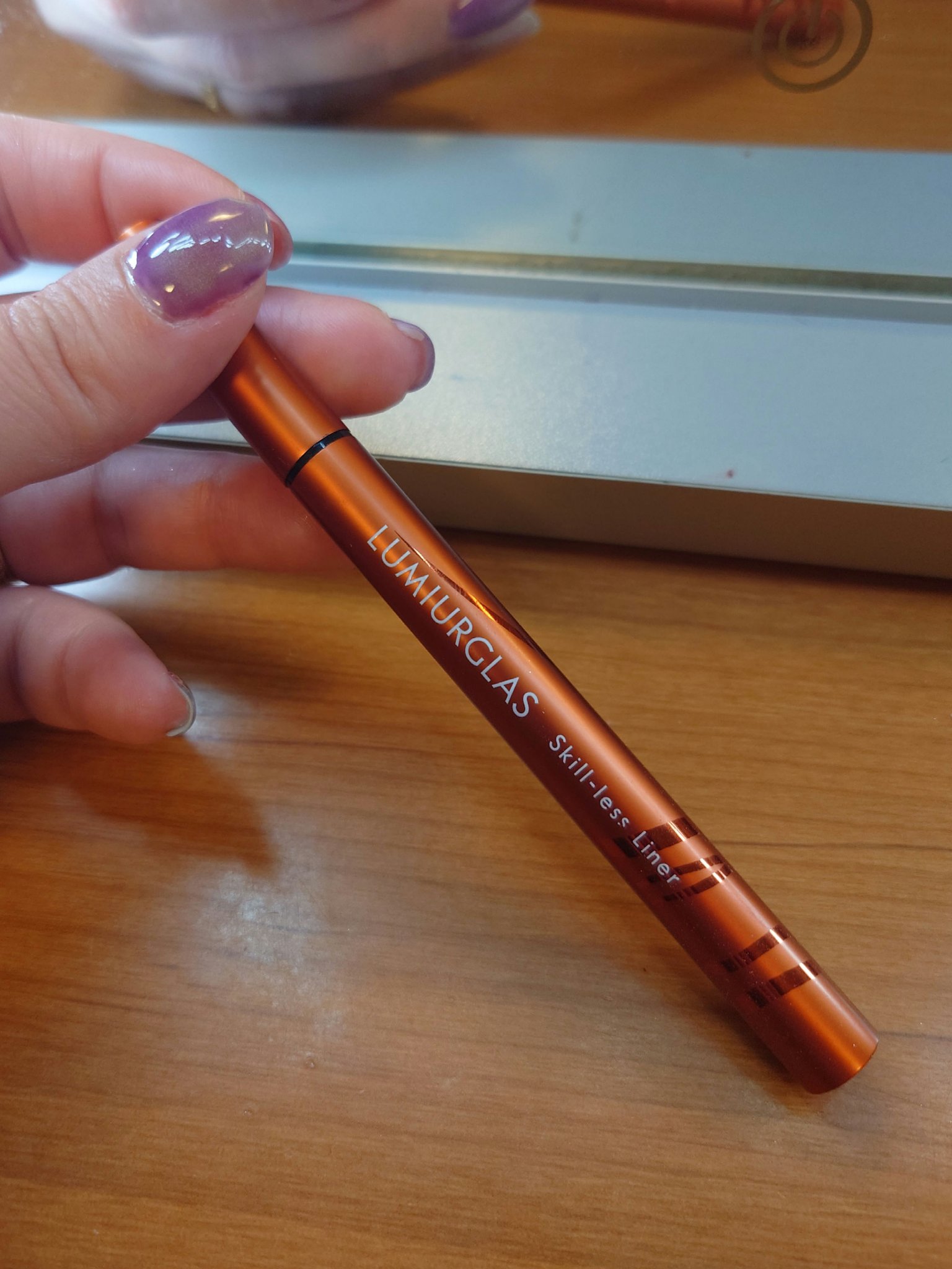 スキルレスライナー/LUMIURGLAS/リキッドアイライナーを使ったクチコミ（1枚目）