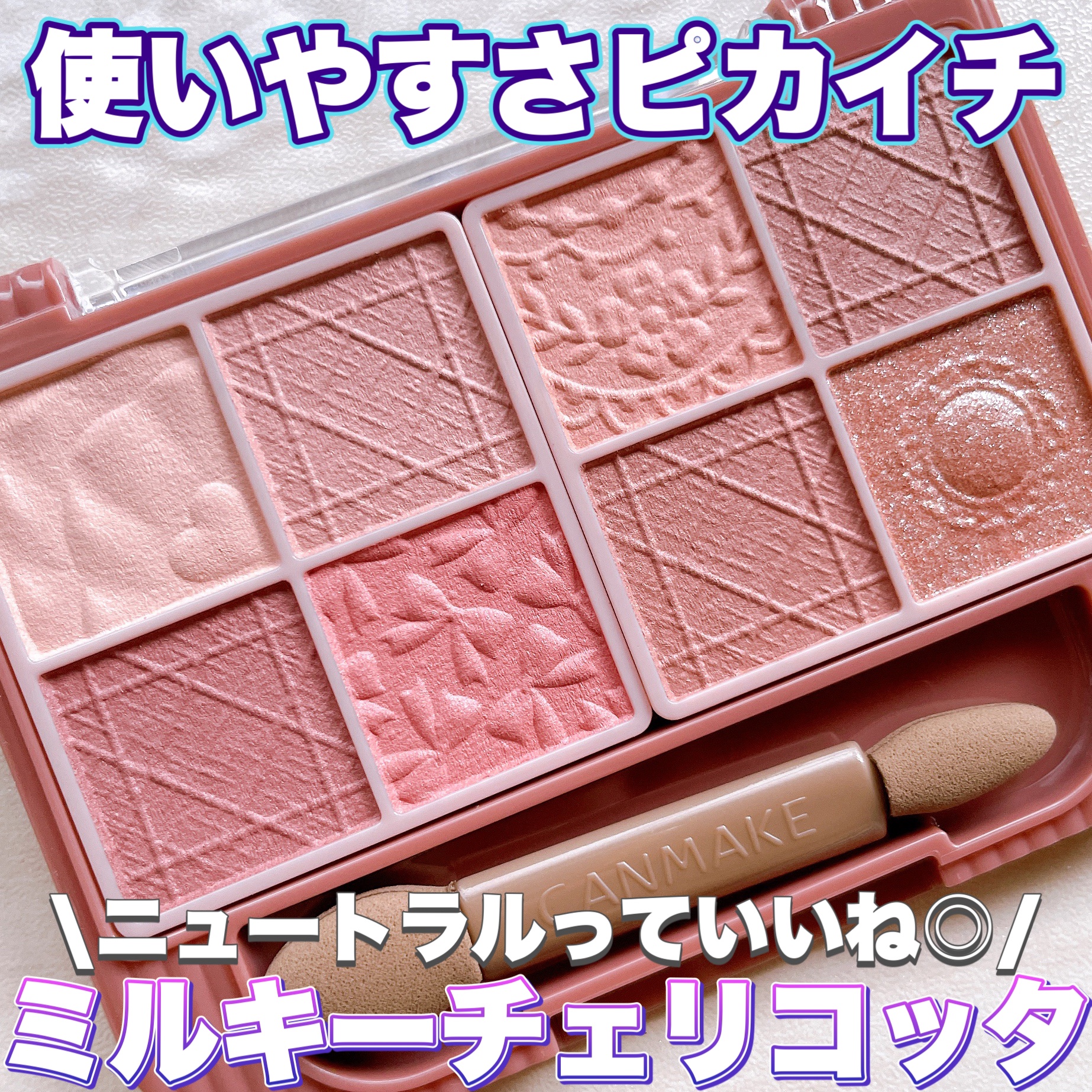 プティパレットアイズ（マットタイプ）/キャンメイク/パウダーアイシャドウを使ったクチコミ（1枚目）