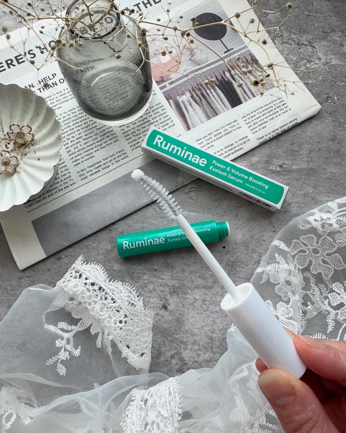 Power & Volume Boosting Eyelash Serum/Ruminae/まつげ美容液を使ったクチコミ（3枚目）