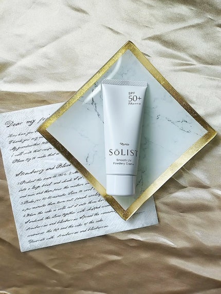 ソリスト スムースUV パウダリークリーム/ナリス化粧品/日焼け止めクリームを使ったクチコミ(2枚目)