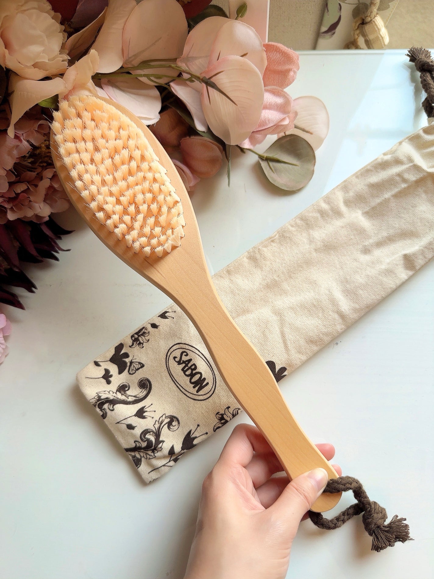 オリジナルボディブラシ/SABON/バスグッズを使ったクチコミ(5枚目)