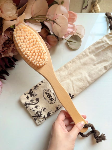 オリジナルボディブラシ/SABON/バスグッズを使ったクチコミ(5枚目)