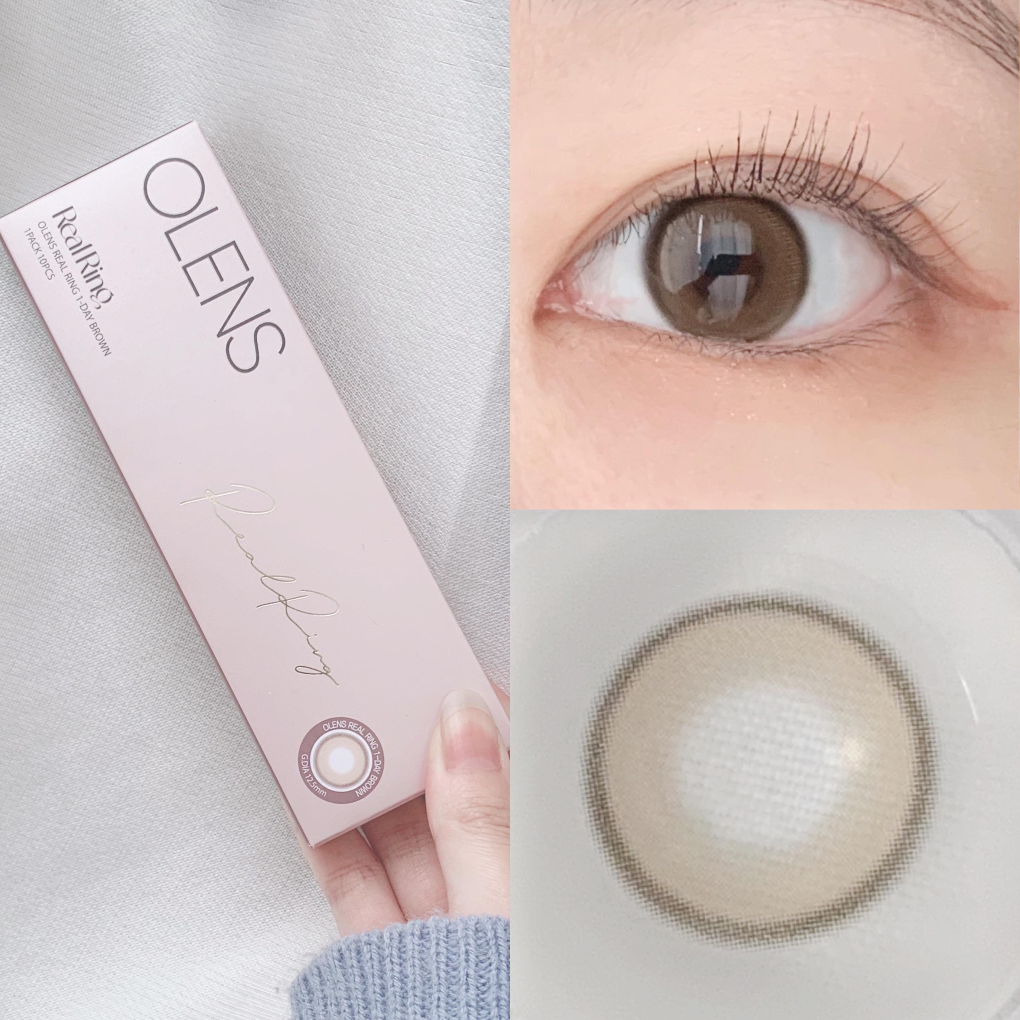 Real Ring 1day/OLENS/ワンデー（１DAY）カラコンを使ったクチコミ（3枚目）