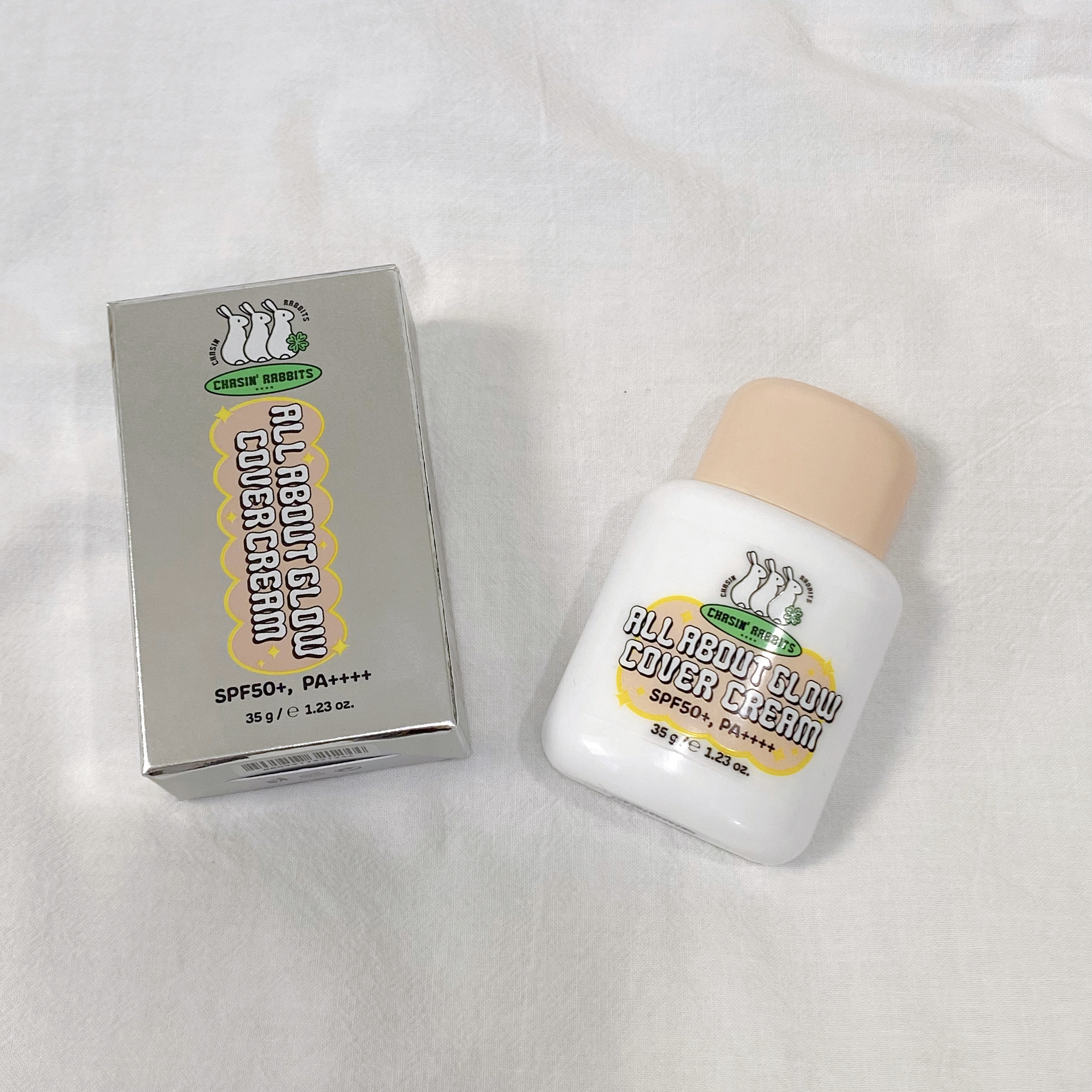 オールアバウトグロウカバークリーム/CHASIN'RABBITS/日焼け止めクリームを使ったクチコミ（1枚目）