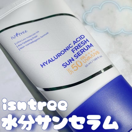 ヒアルロン酸フレッシュサンセラム/Isntree/日焼け止めクリームを使ったクチコミ(1枚目)