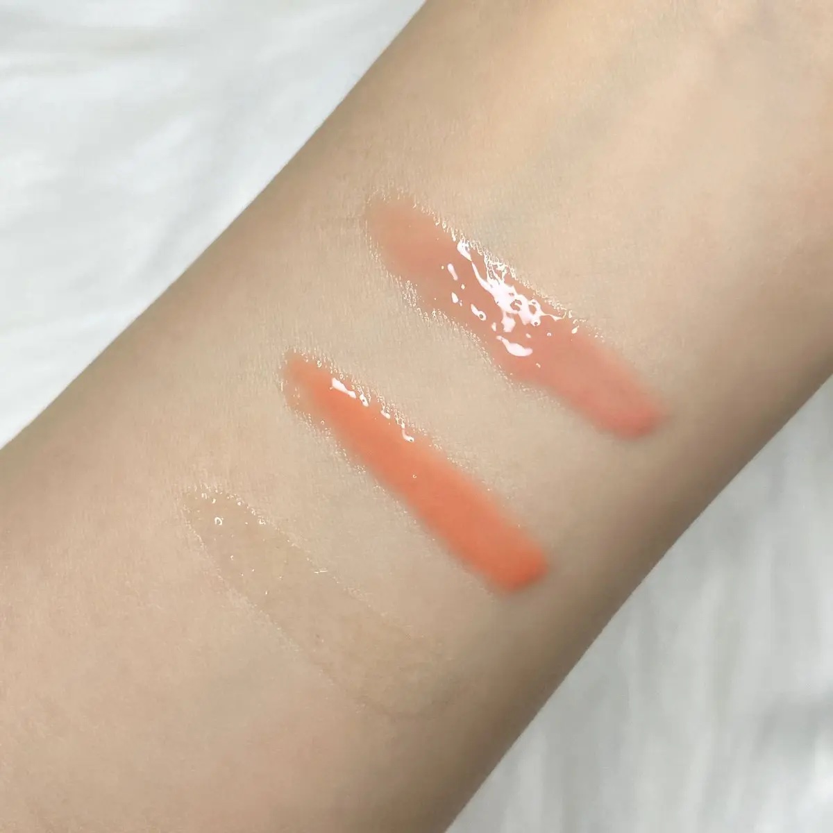 グロッシーリップオイル 02 シェルピンク/SELVE/リップグロスを使ったクチコミ（3枚目）