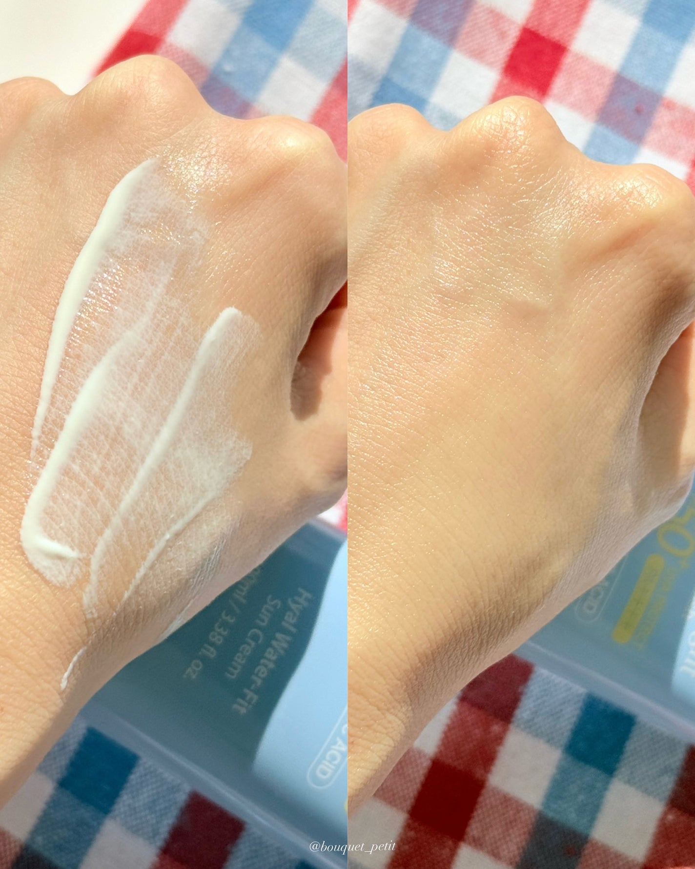 ヒアル ウォーターフィットサンクリーム/make prem/日焼け止めクリームを使ったクチコミ(4枚目)