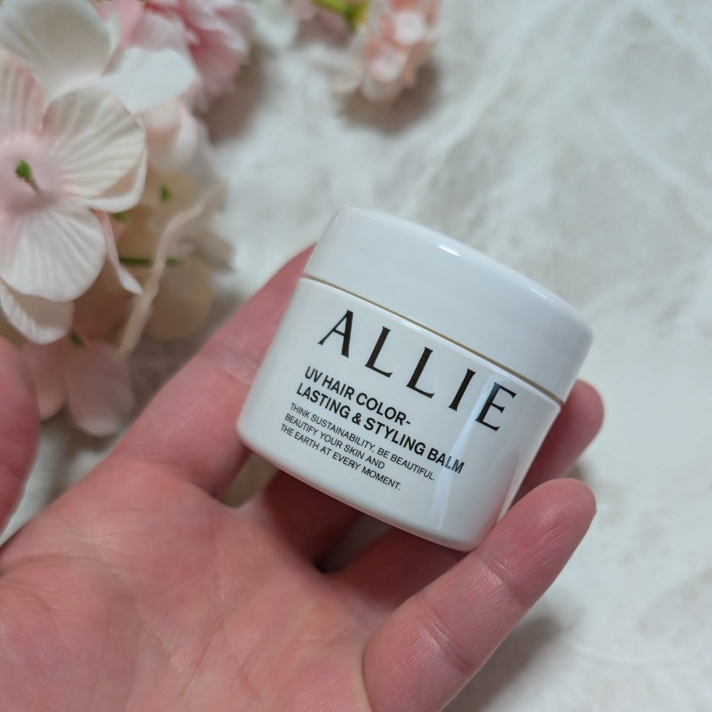 アリィー クロノビューティ UV ヘアカラーラスティング＆スタイリング バーム/アリィー/ヘアバームを使ったクチコミ（3枚目）