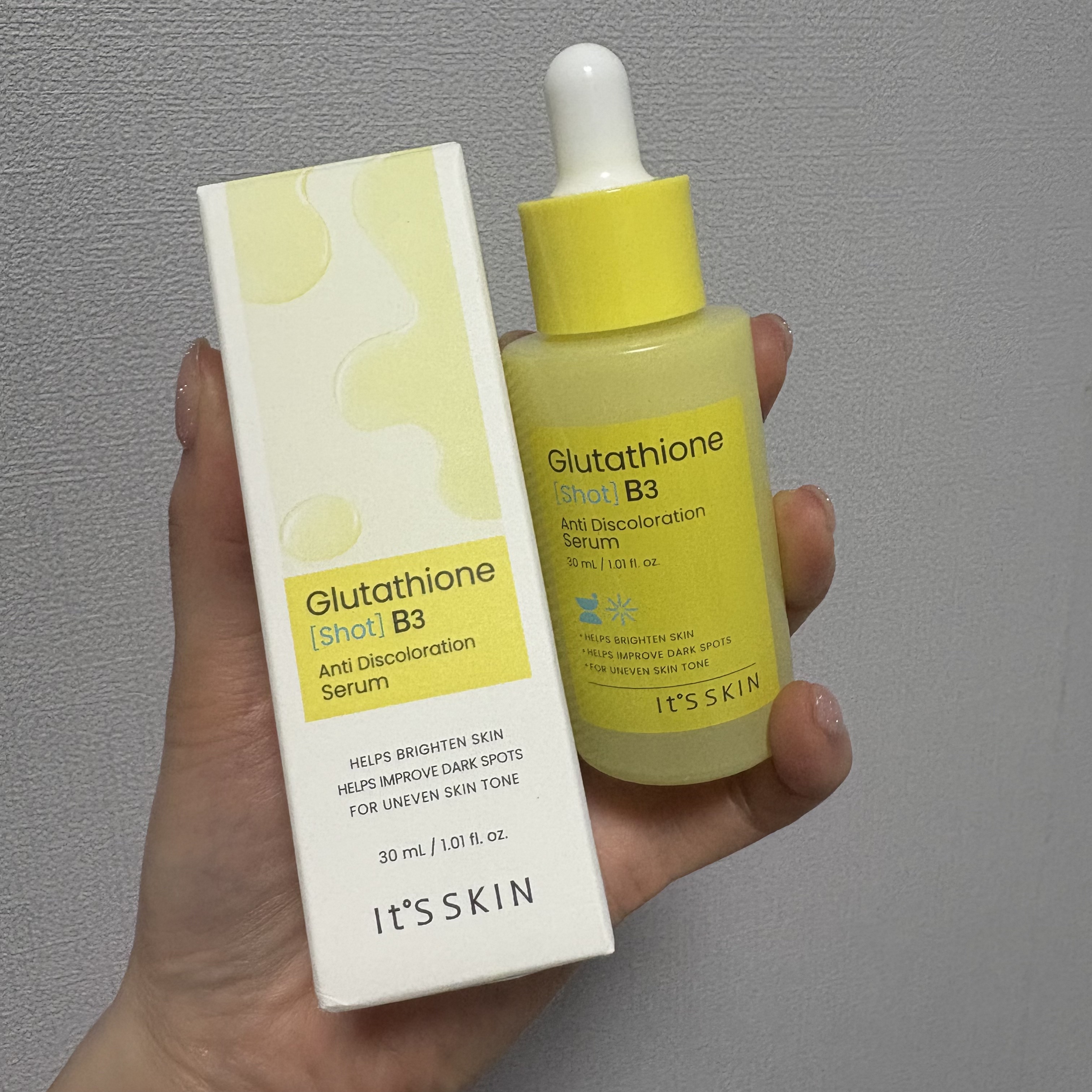 グルタチオンショットB3シミ跡セラム/It's skin/美容液を使ったクチコミ（1枚目）