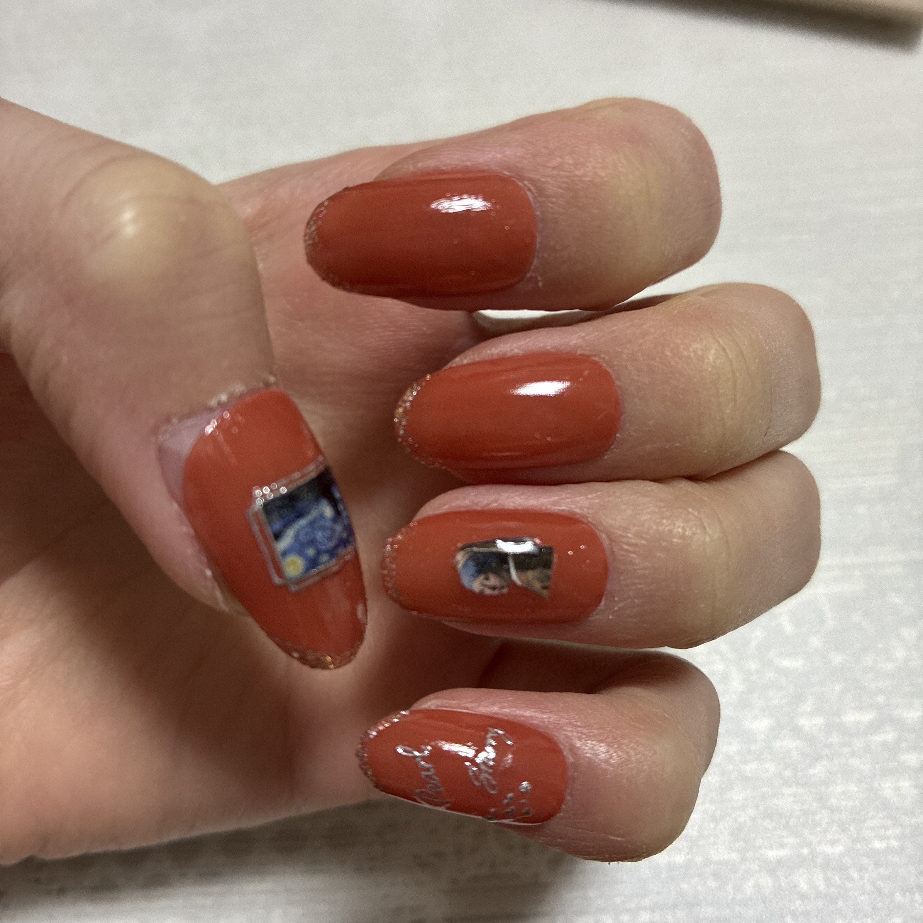 ネイル エナメル 細筆タイプ/ちふれ/マニキュアを使ったクチコミ（2枚目）