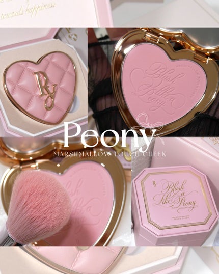 Marshmallow Touch Cheek /Peony/パウダーチークを使ったクチコミ(1枚目)