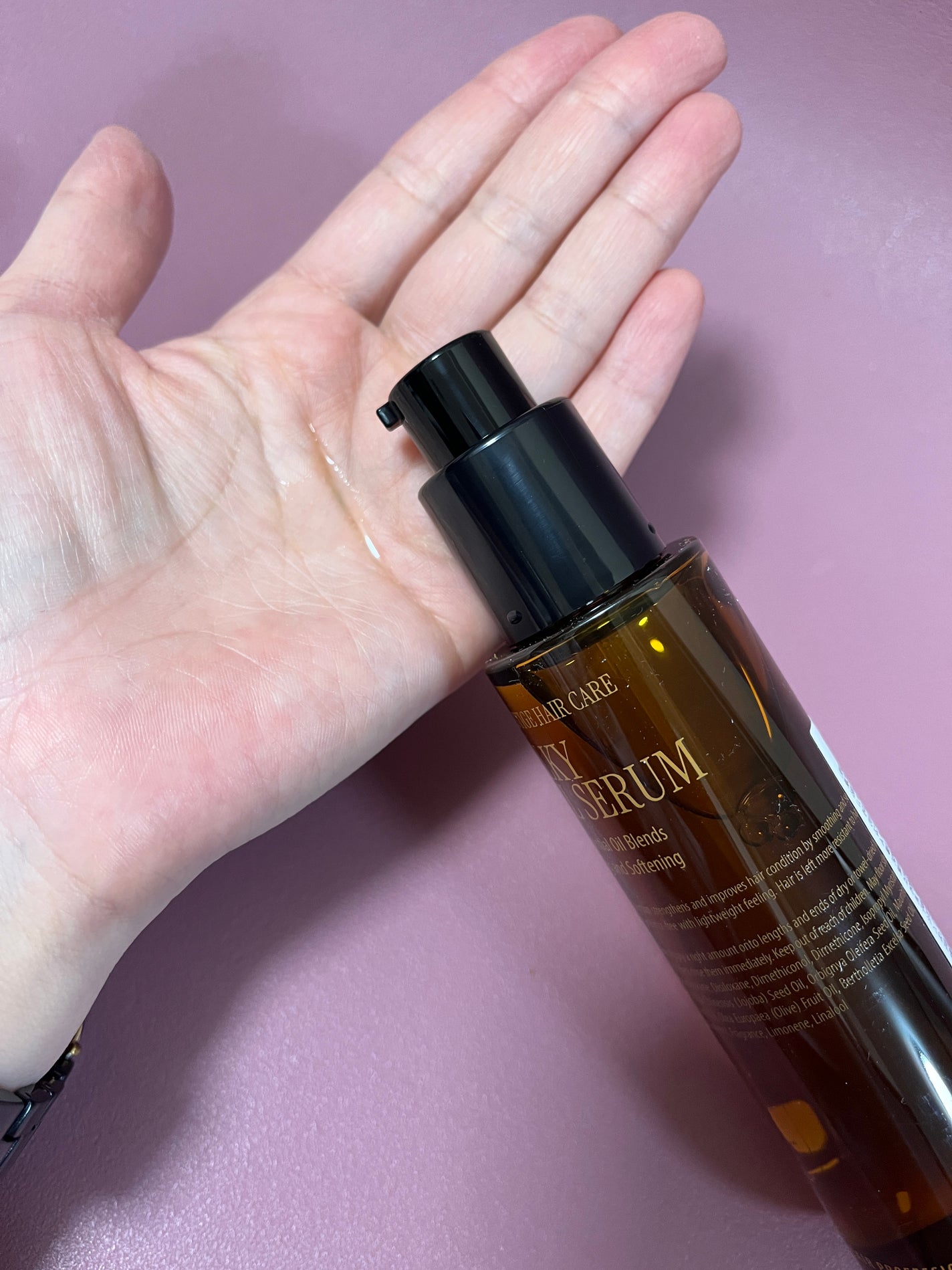 SILKY OIL SERUM/CULRY SHYLL/ヘアオイルを使ったクチコミ(2枚目)