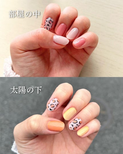 SUNNY RECIPE COLOR CHANGE GEL NAIL/SUNNY RECIPE/ネイルシールを使ったクチコミ(3枚目)