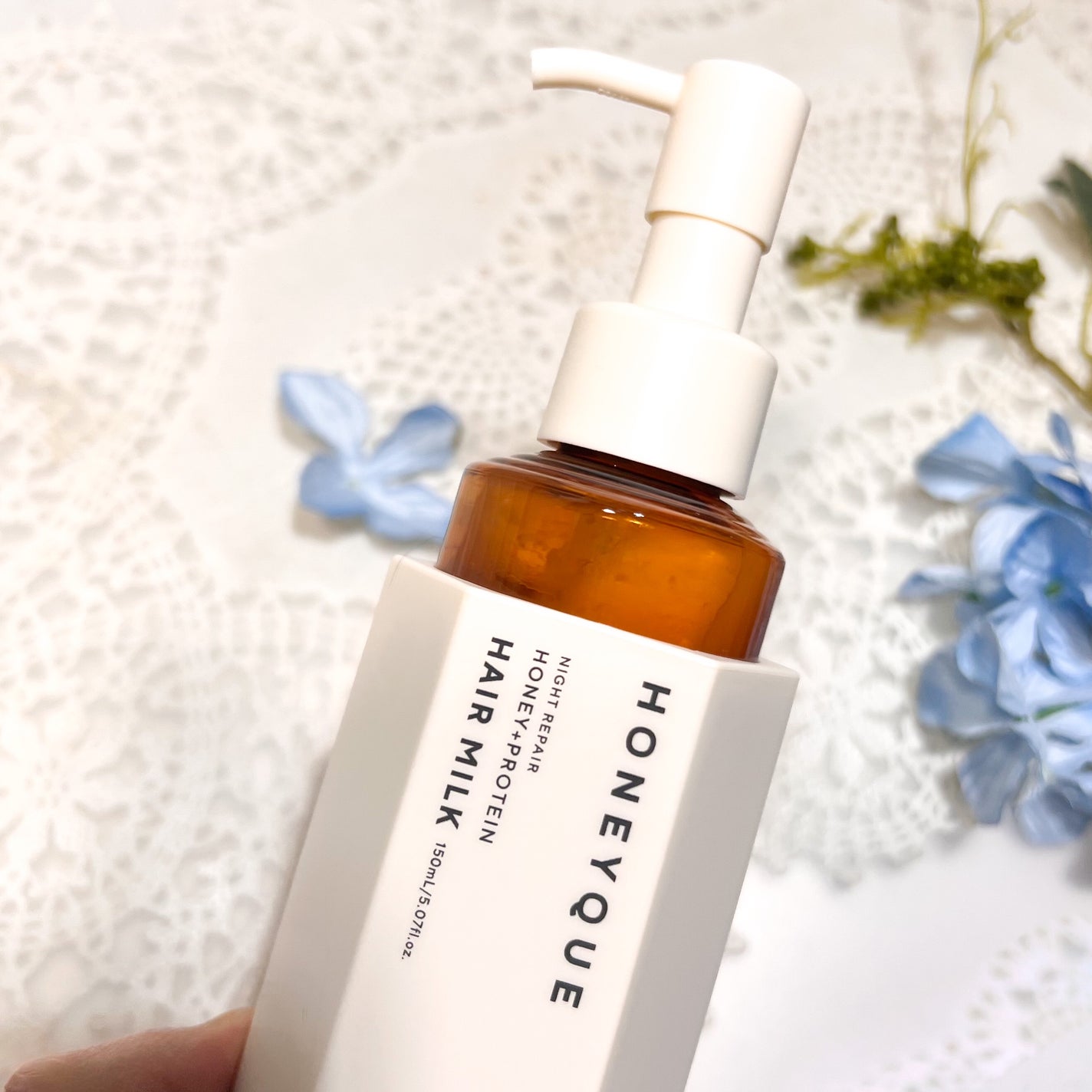 ナイトリペア 2WAY ヘアミルク モイスト/ハニーク/ヘアミルクを使ったクチコミ(3枚目)