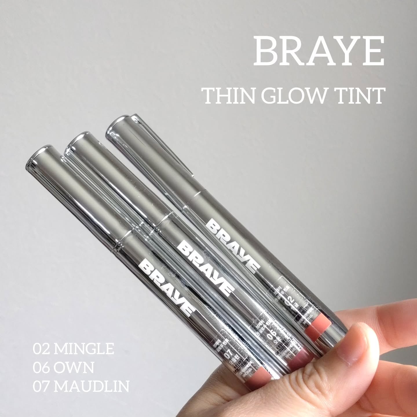 THIN GLOW TINT/BRAYE/口紅を使ったクチコミ（1枚目）