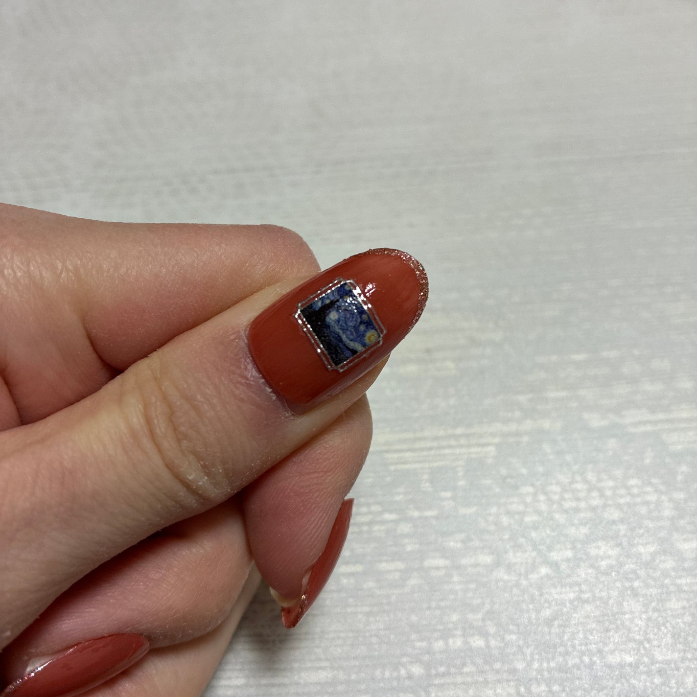 ネイル エナメル 細筆タイプ/ちふれ/マニキュアを使ったクチコミ(4枚目)