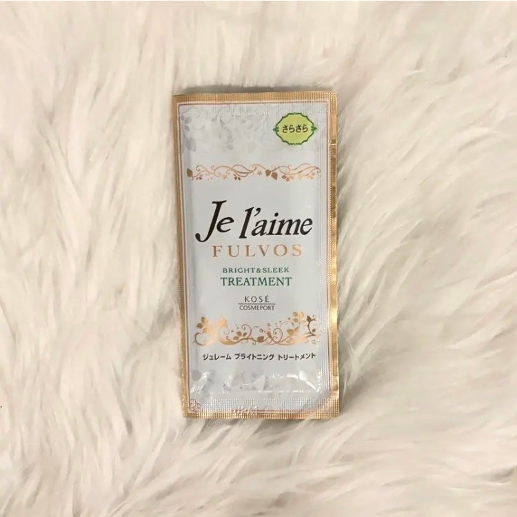 ジュレーム フルボス ブライトニング シャンプー/トリートメント(ブライト&スリーク)/Je l'aime/シャンプー・コンディショナーを使ったクチコミ(1枚目)