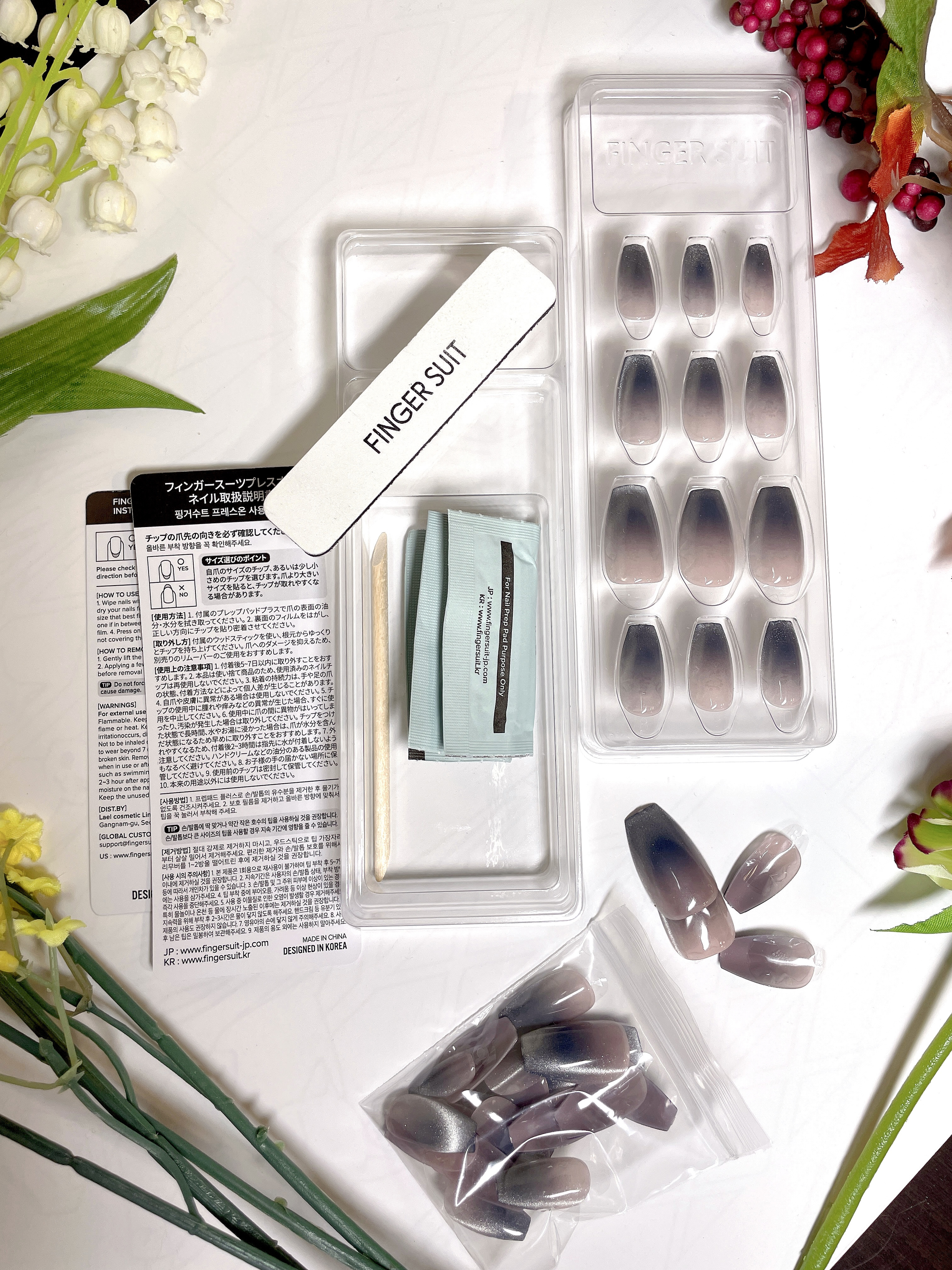 ネイルチップ(シールタイプ)/FINGER SUIT/ネイルチップ・パーツを使ったクチコミ（3枚目）