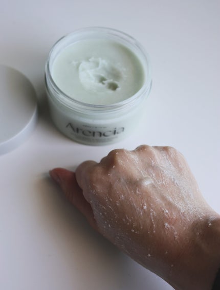 フレッシュクラウドスクラブ ゼラニウム&プリムローズ/アレンシア/ボディスクラブを使ったクチコミ(7枚目)