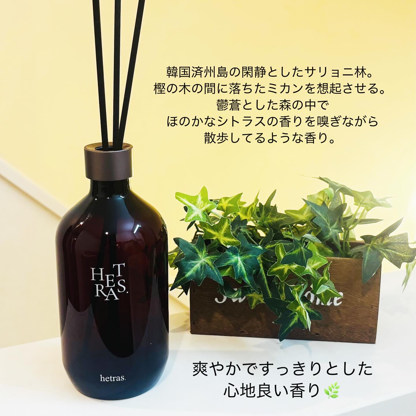 プレミアムディフューザー/hetras/ルームフレグランスを使ったクチコミ（3枚目）