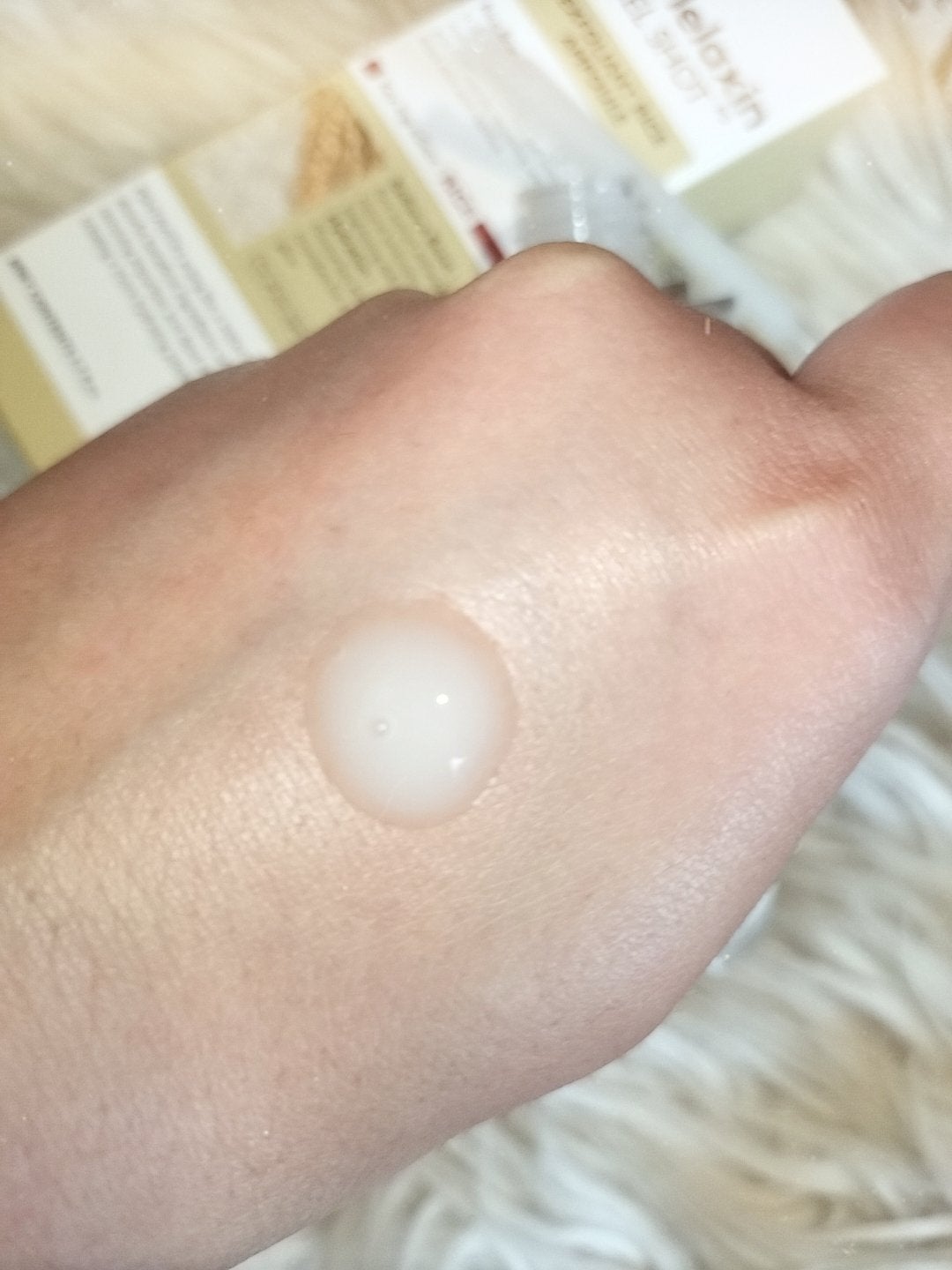 白米ピールショットゴマージュアンプル/Dr.Melaxin/美容液を使ったクチコミ(5枚目)