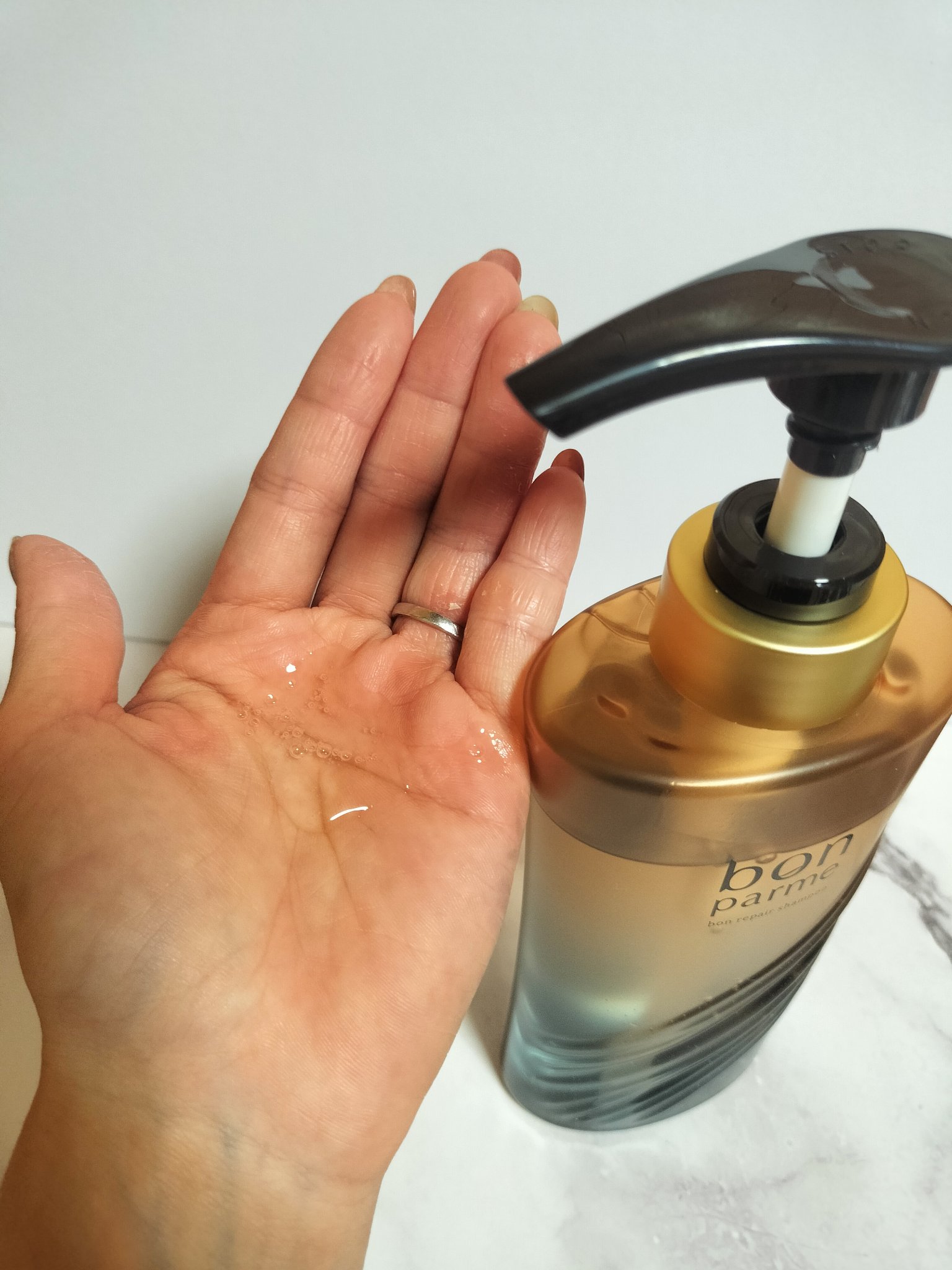 ボンリペア シャンプー/トリートメント/bonparme/シャンプー・コンディショナーを使ったクチコミ（2枚目）