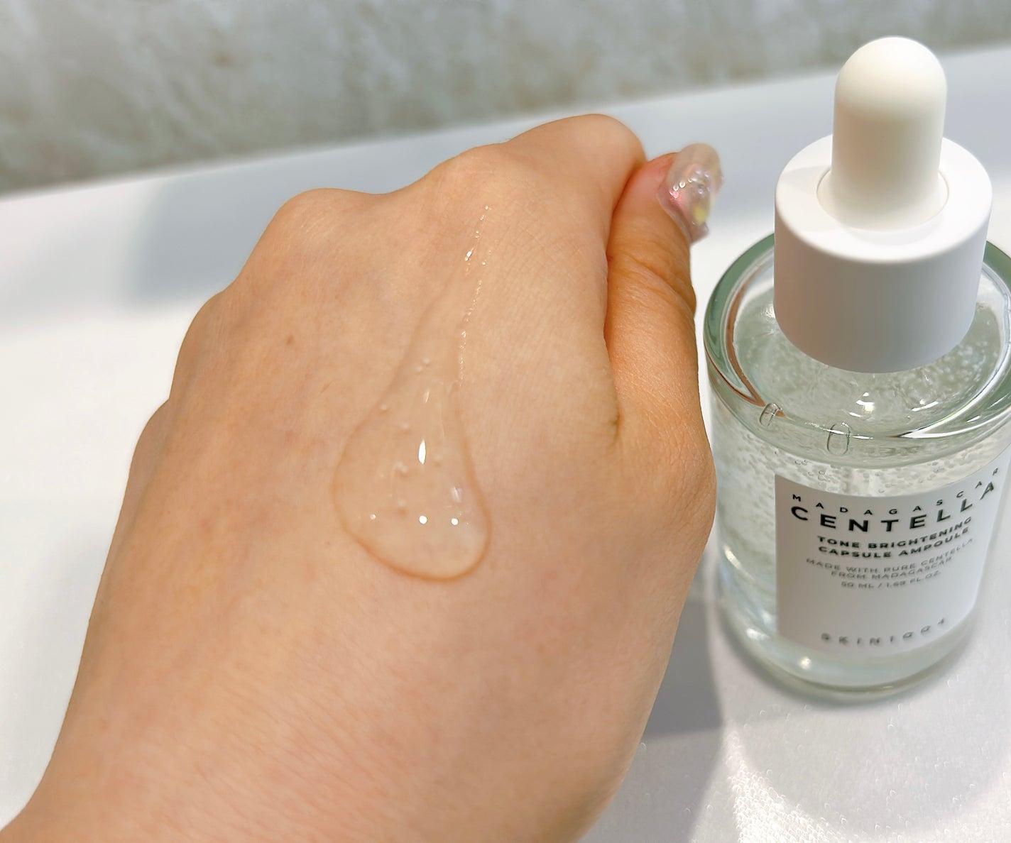 トーンブライトニング カプセルアンプル/SKIN1004/美容液を使ったクチコミ(4枚目)