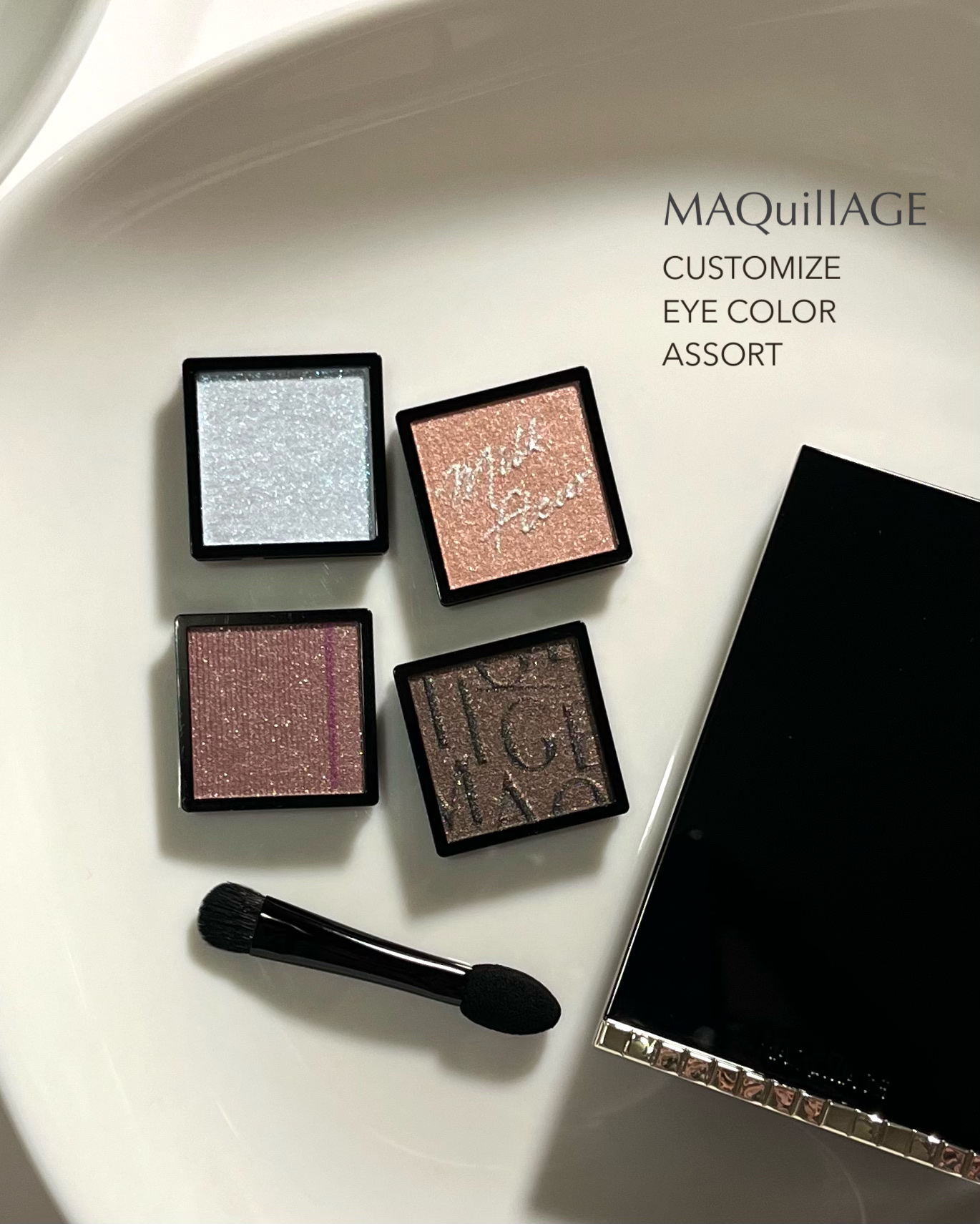 ドラマティックアイカラー (パウダー)/(クリーム)/マキアージュ/アイシャドウパレットを使ったクチコミ（1枚目）