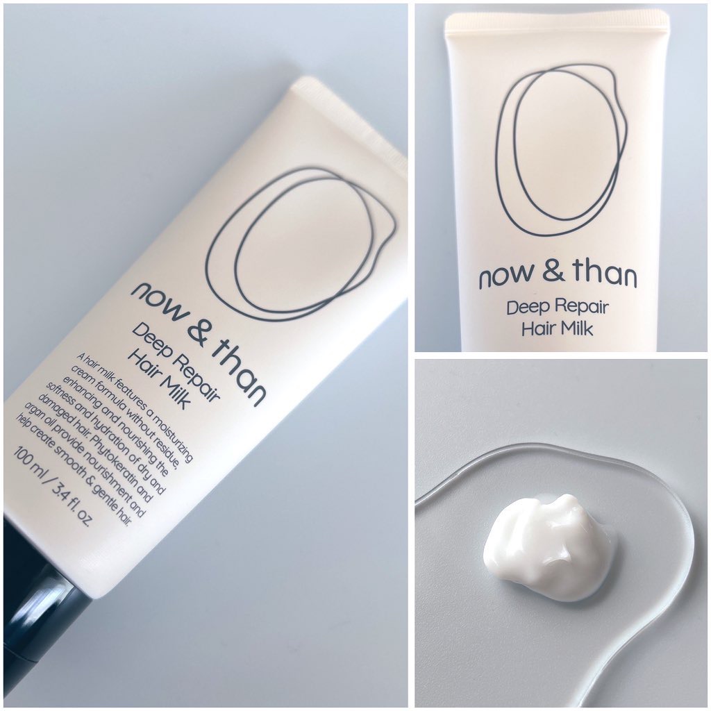 now & than
ディープリペアヘアミルク
いただきました

「LDK the Beauty」でA評価を獲得✨

みずみずしいテクスチャーで
なめらかでべたつきなし。
広がりやうねりが抑えられて
触ると手触りがやわらかくなった♡

メロ