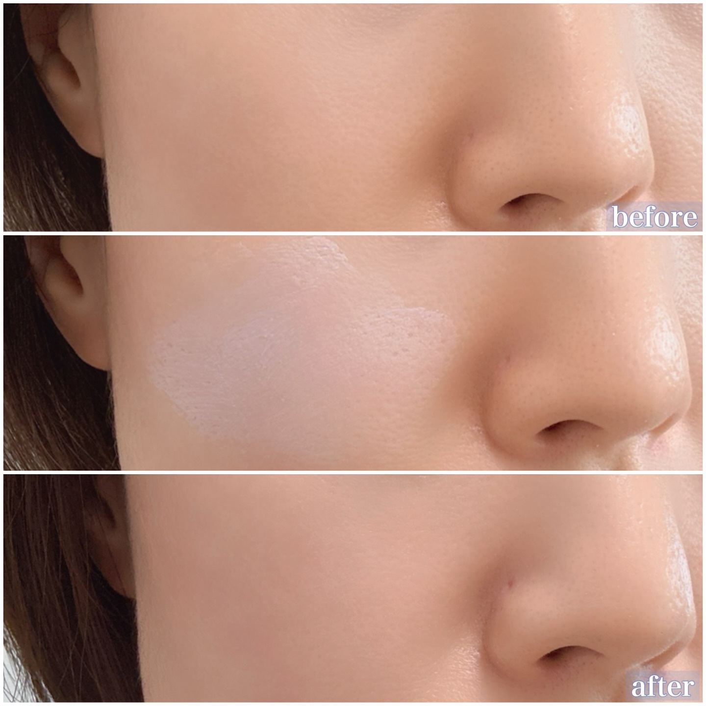 セラムフィット バランシング トーンアップクリーム/ByUR/化粧下地を使ったクチコミ（3枚目）