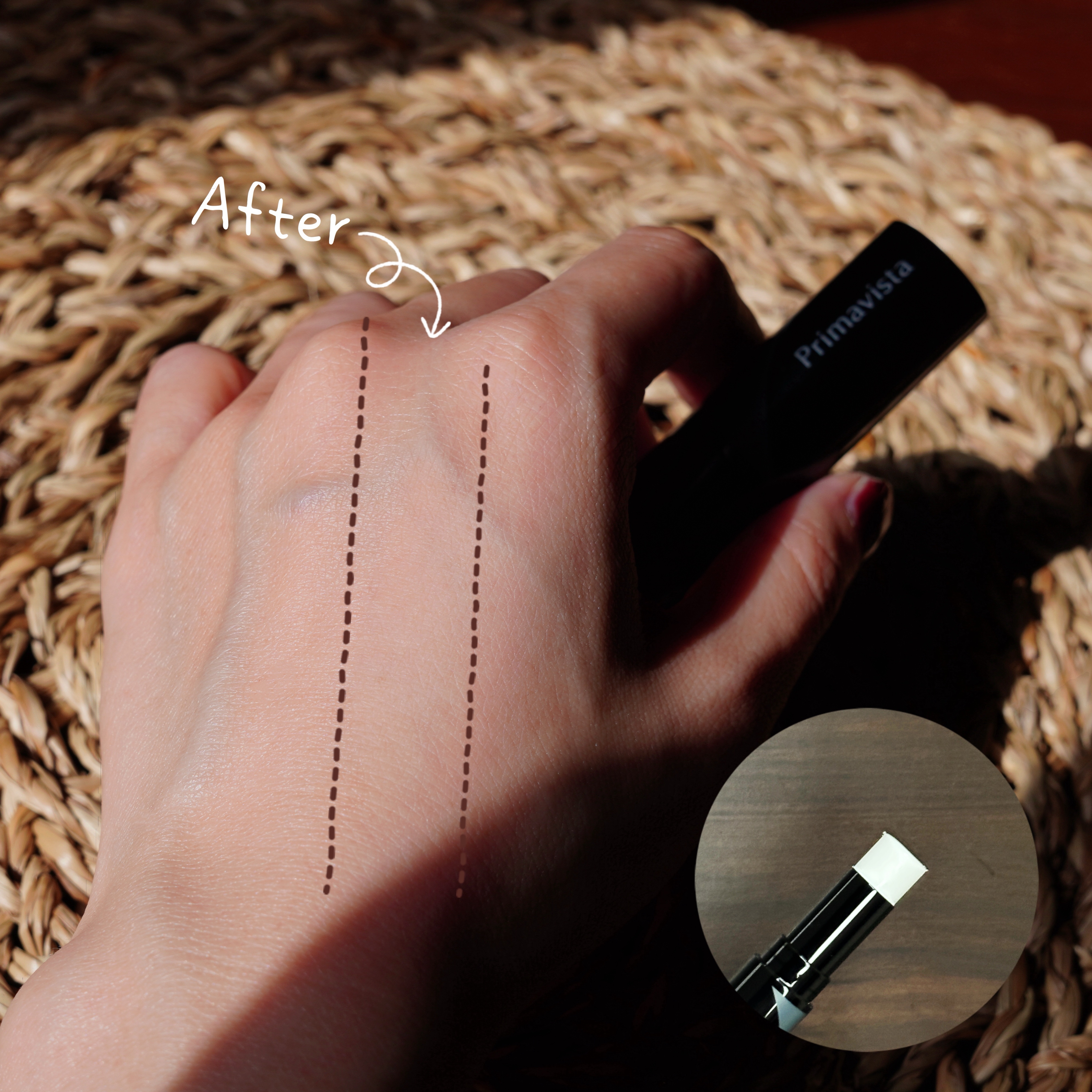 ピンポイントセバムオフ スティック/プリマヴィスタ/化粧下地を使ったクチコミ（2枚目）