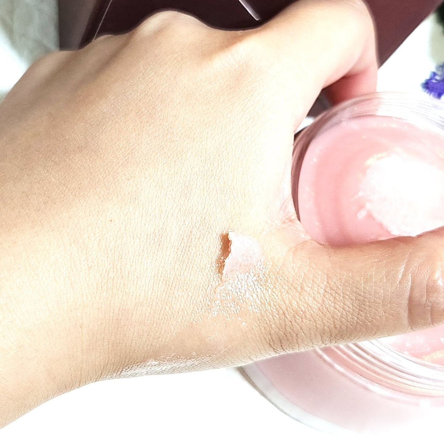 フレッシュクラウドスクラブ ラベンダー&ペア/アレンシア/ボディスクラブを使ったクチコミ(4枚目)