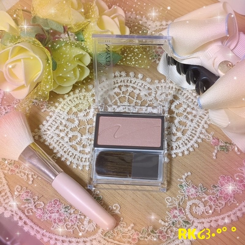 チークブラッシュ/CEZANNE/パウダーチークを使ったクチコミ(1枚目)