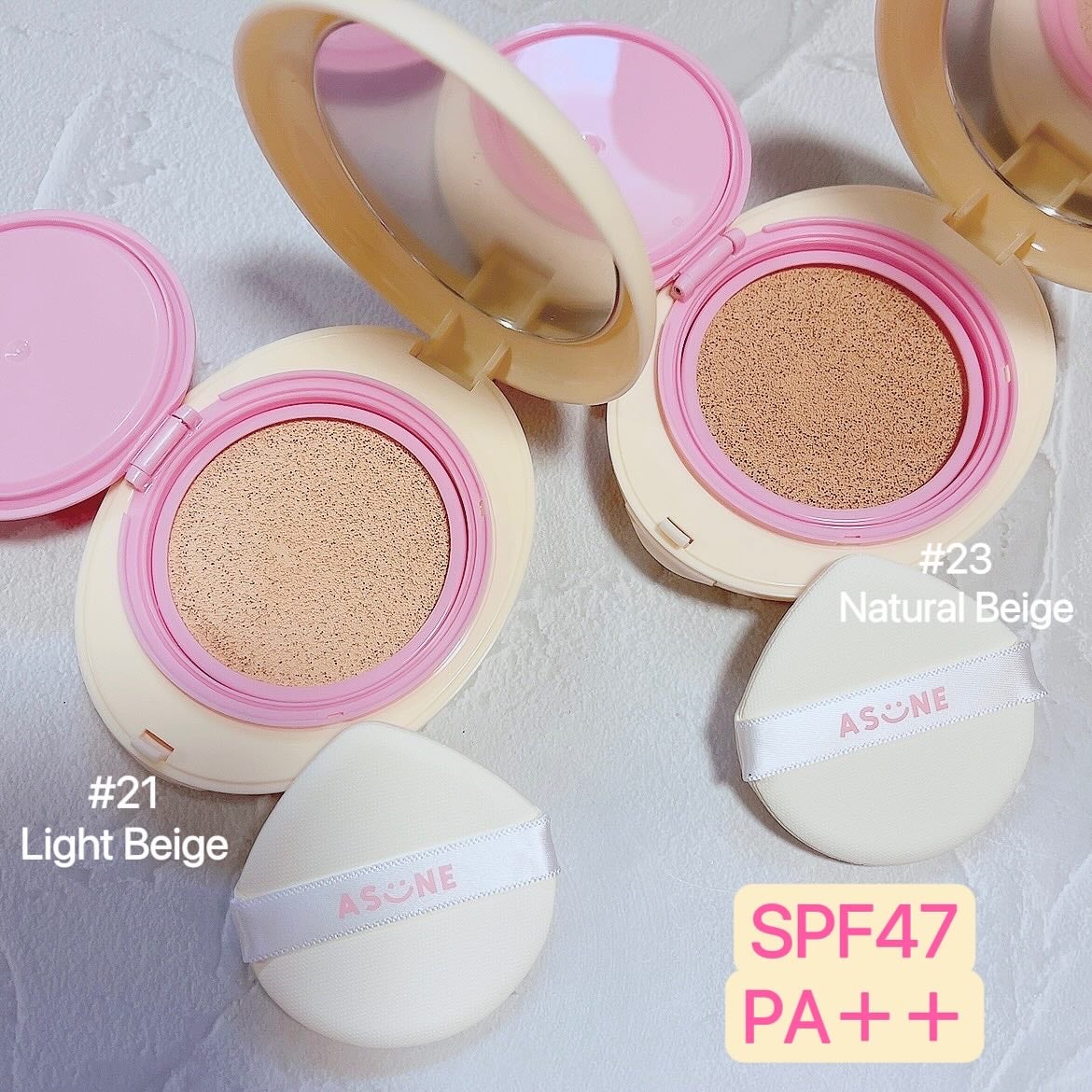 マットカバークッションファンデーション/ASUNE /クッションファンデーションを使ったクチコミ(2枚目)