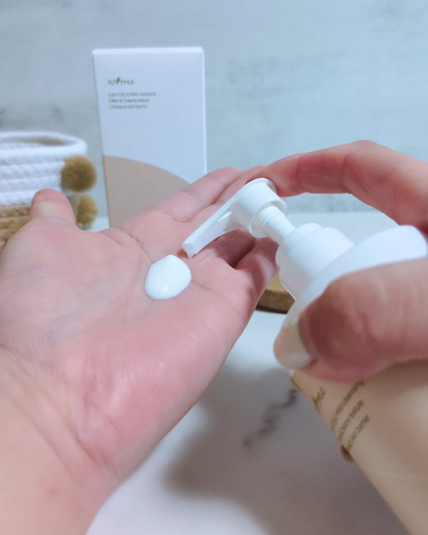 	Yam Rootヴィーガンミルククレンザー/Isntree/ミルククレンジングを使ったクチコミ（3枚目）