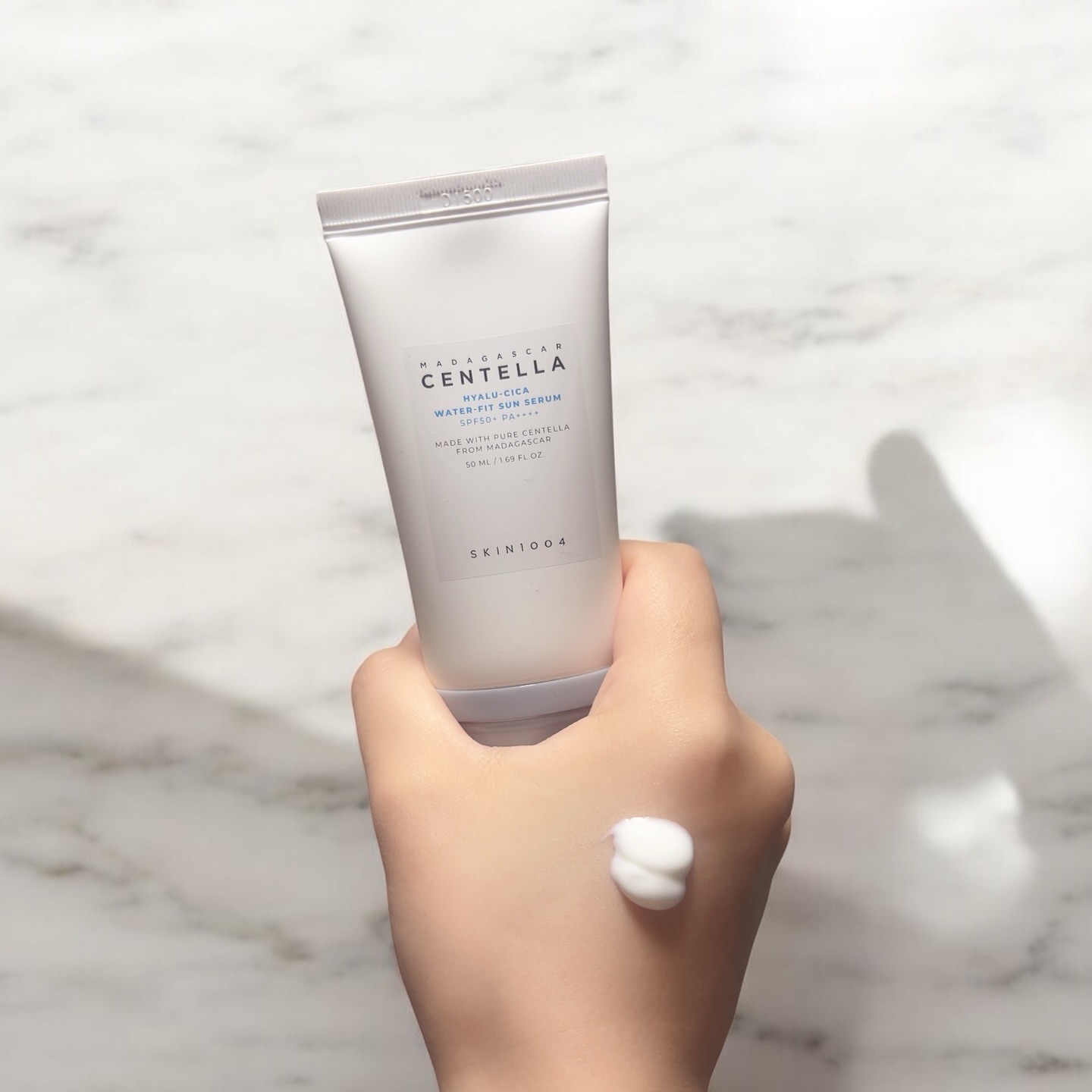 ヒアルーシカ ウォーターフィット サンセラム/SKIN1004/日焼け止めローションを使ったクチコミ（2枚目）