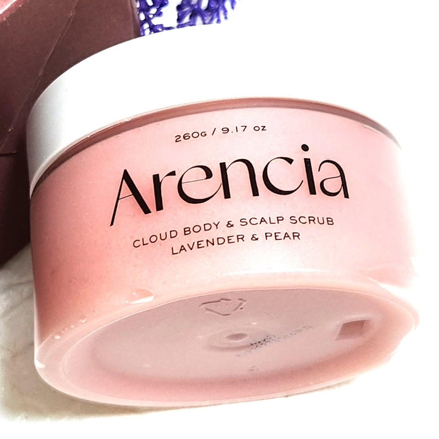 フレッシュクラウドスクラブ ラベンダー&ペア/アレンシア/ボディスクラブを使ったクチコミ(2枚目)