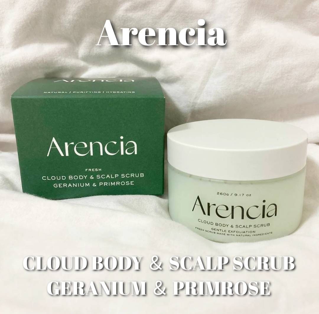 フレッシュクラウドスクラブ ゼラニウム&プリムローズ/アレンシア/ボディスクラブを使ったクチコミ（1枚目）