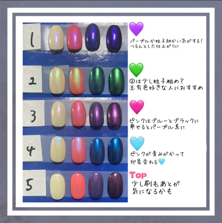 オーロラパウダー/セリア/ネイル用品を使ったクチコミ（1枚目）