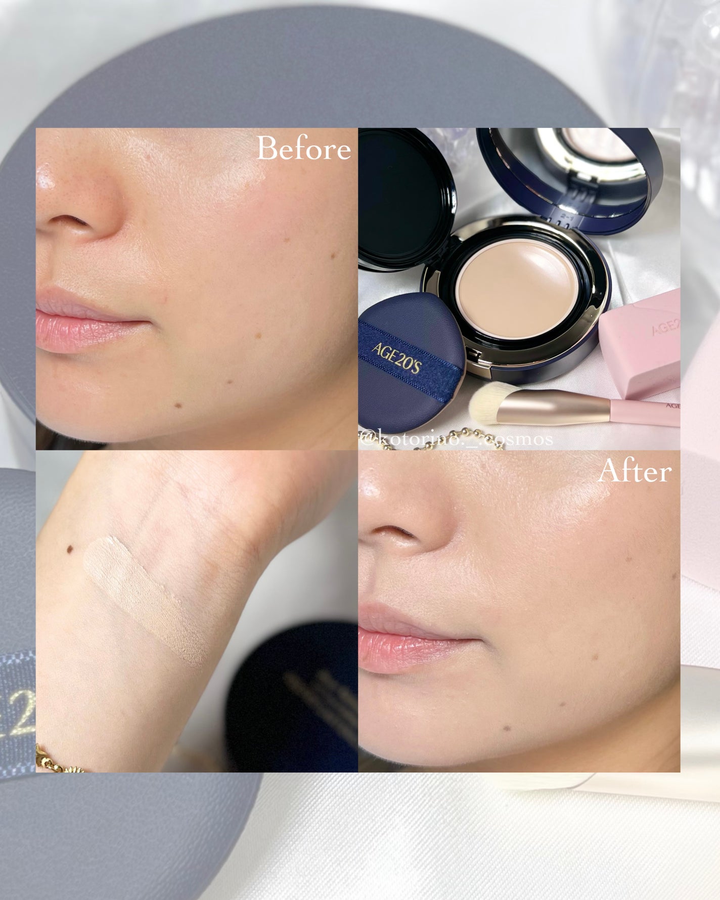 ヴェルヴェットラスティングパクト/AGE20’s/その他ファンデーションを使ったクチコミ(6枚目)