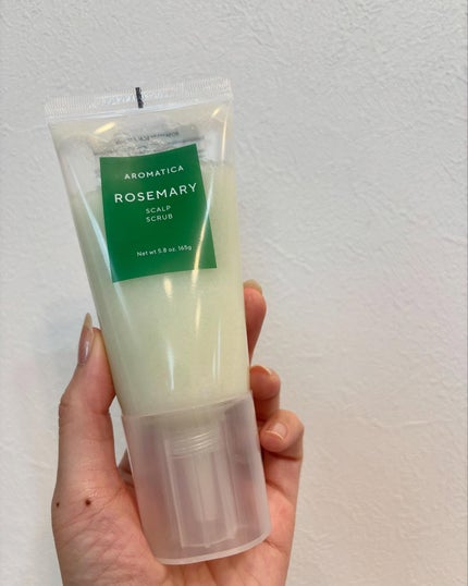 ローズマリー スカルプ スクラブ/AROMATICA/ヘッドスクラブを使ったクチコミ(2枚目)