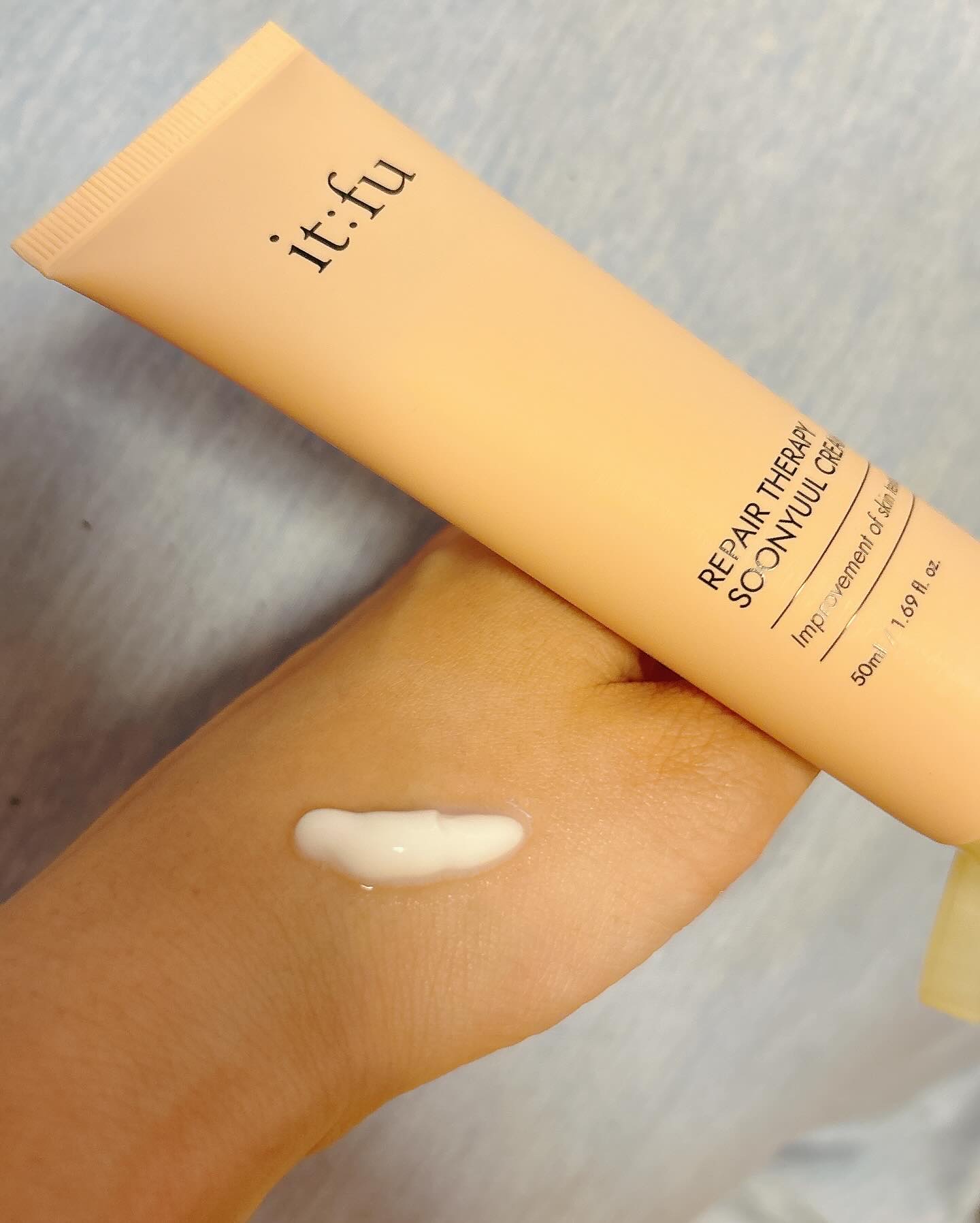 リペア セラピー スンユルクリーム/itfu/フェイスクリームを使ったクチコミ（2枚目）