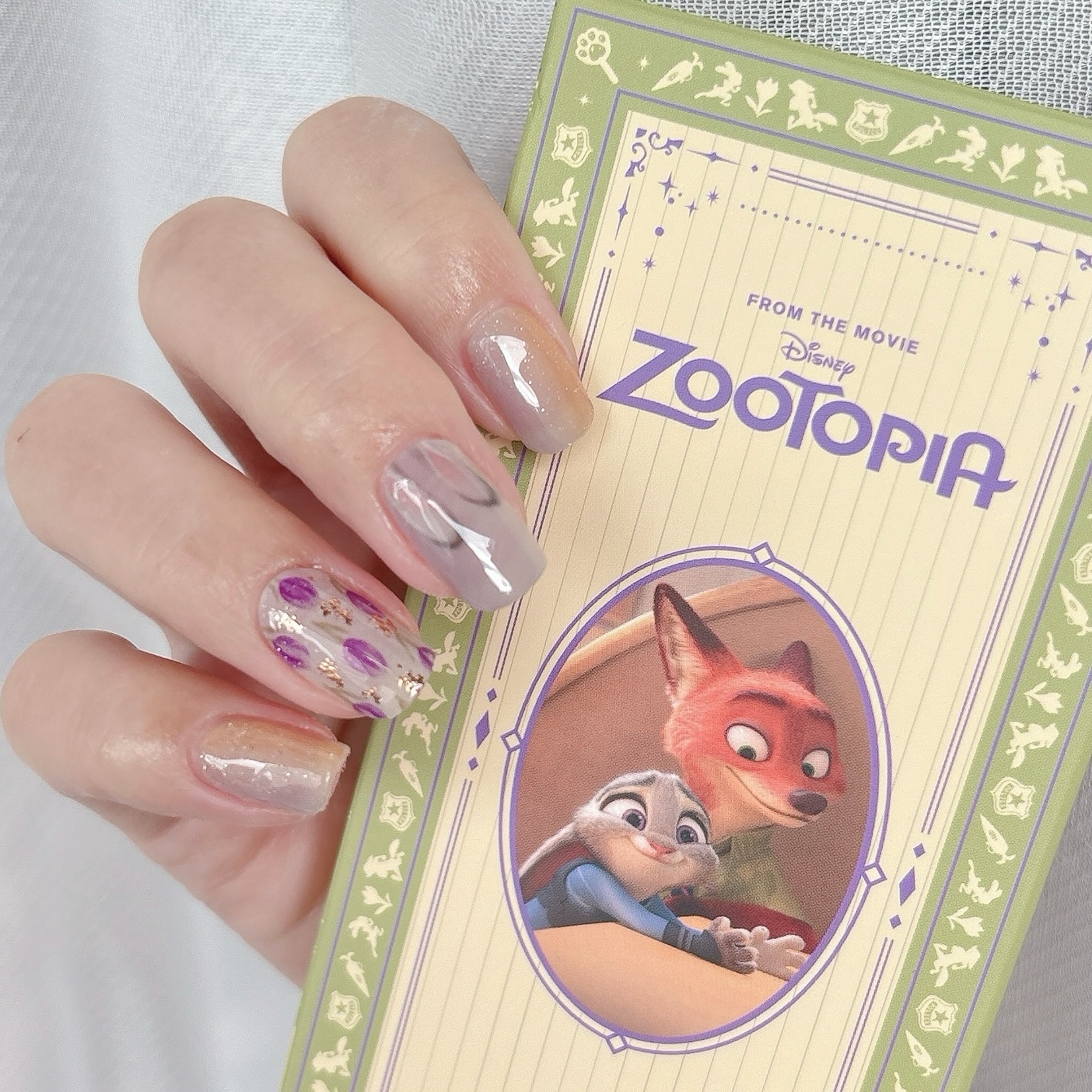 セミキュアジェルネイル（ハンド）/ohora/ネイルシールを使ったクチコミ（3枚目）