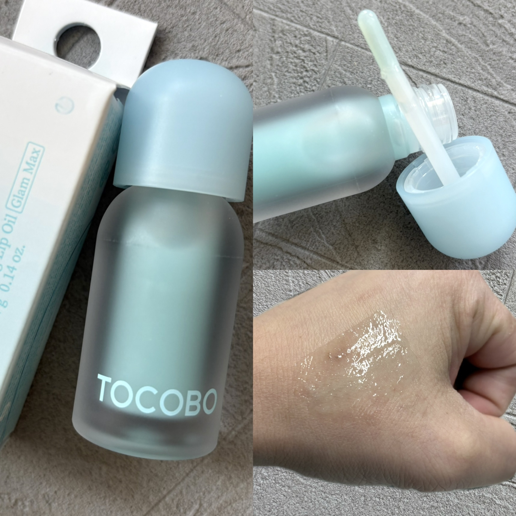 ジューシーベリープランピングリップオイル/TOCOBO/リップグロスを使ったクチコミ（3枚目）