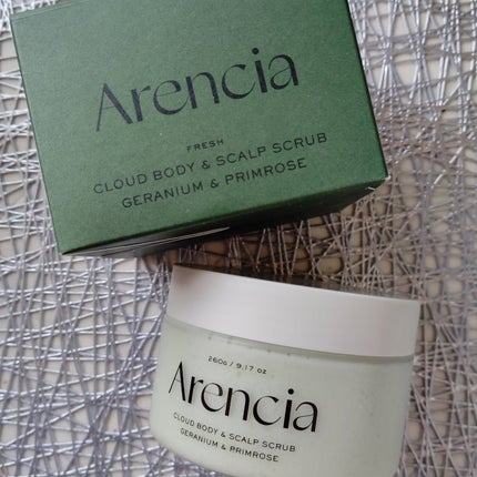 フレッシュクラウドスクラブ ゼラニウム&プリムローズ/アレンシア/ボディスクラブを使ったクチコミ(1枚目)