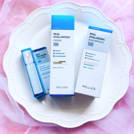 リアルヒアルロニックブルーアンプル 100/Wellage/美容液を使ったクチコミ(7枚目)