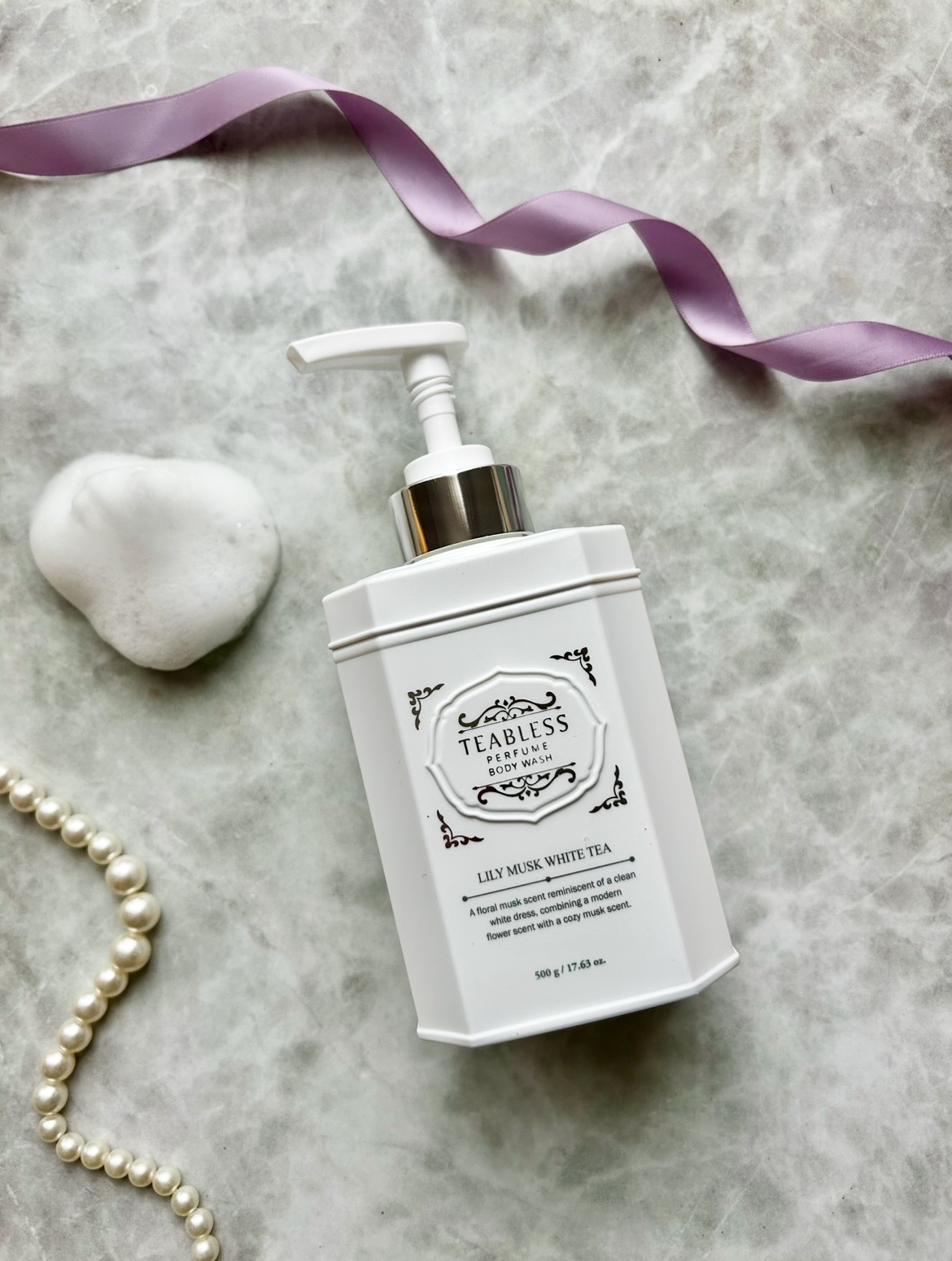 パフュームボディウォッシュ リリームスクホワイトティー/TEABLESS/ボディソープを使ったクチコミ（1枚目）